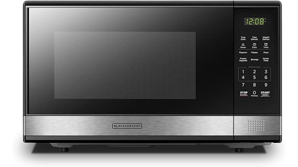 black decker microwave oven 1000w