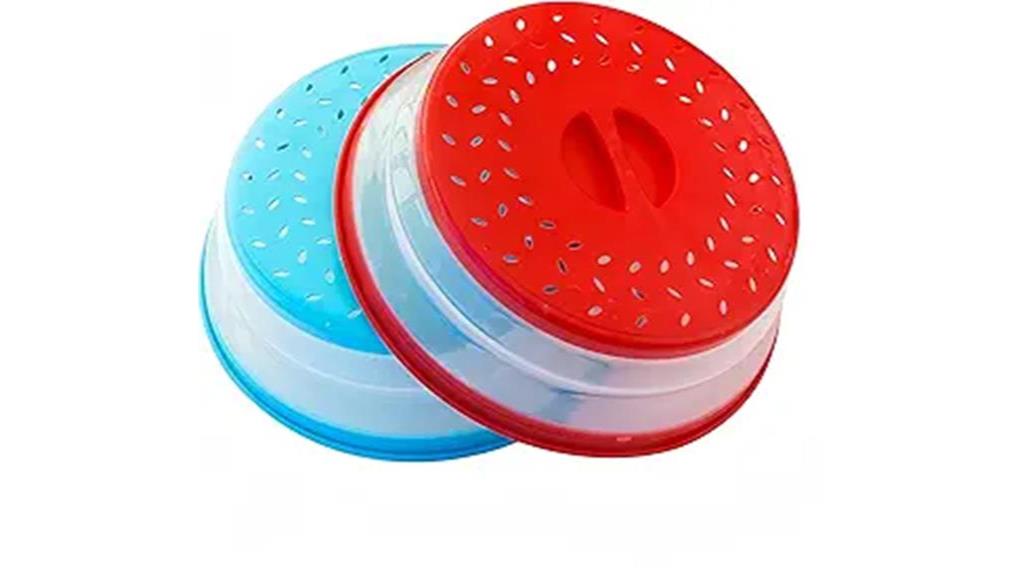 collapsible microwave food covers