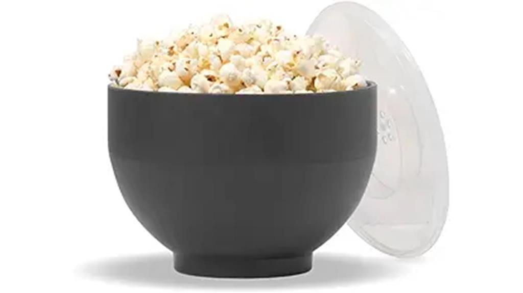 collapsible silicone popcorn maker