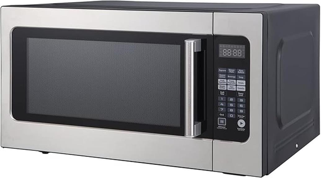 compact countertop microwave oven