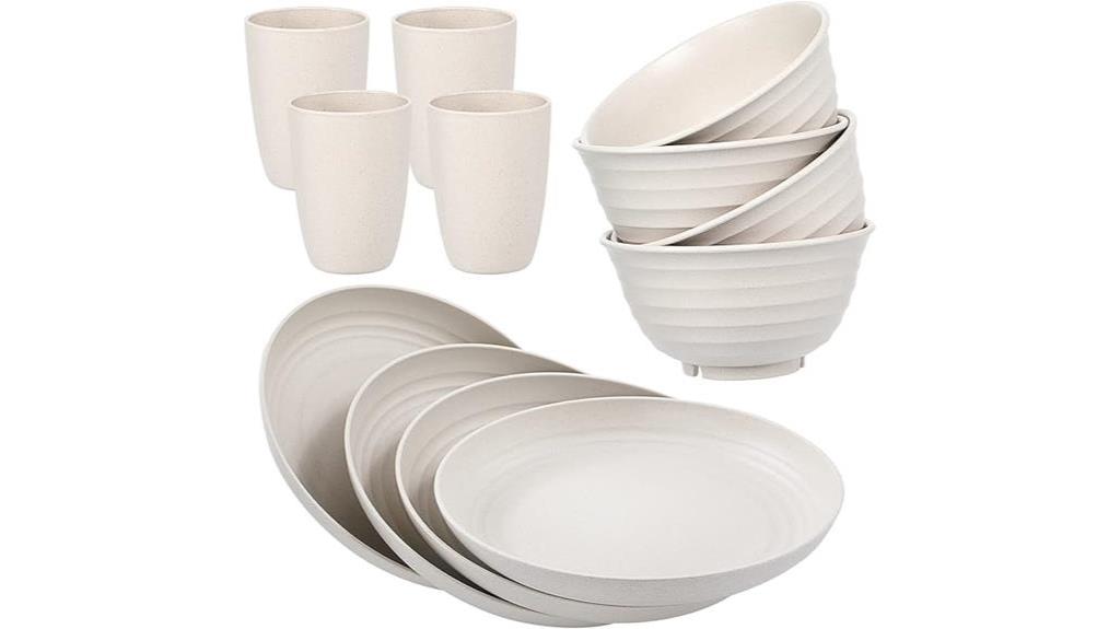 eco friendly dinnerware set