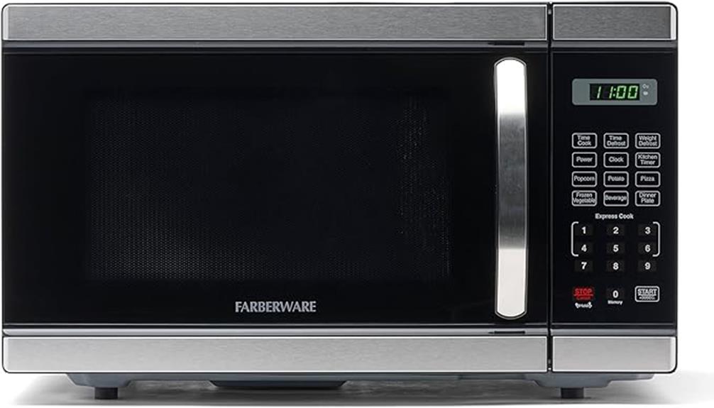 farberware 1000w microwave oven