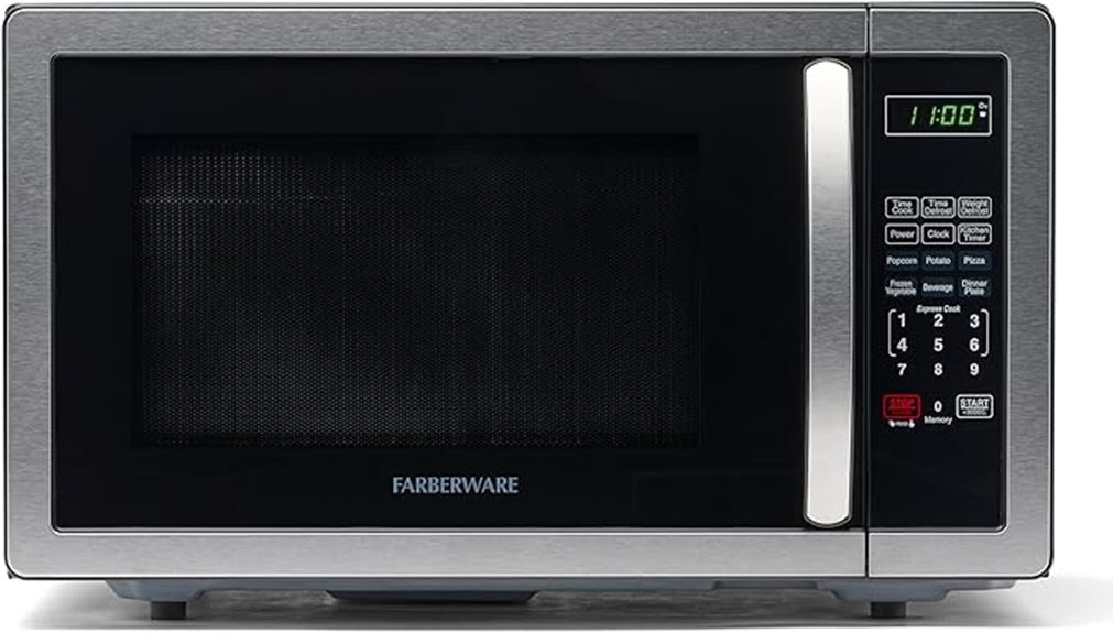 farberware 1000w microwave oven