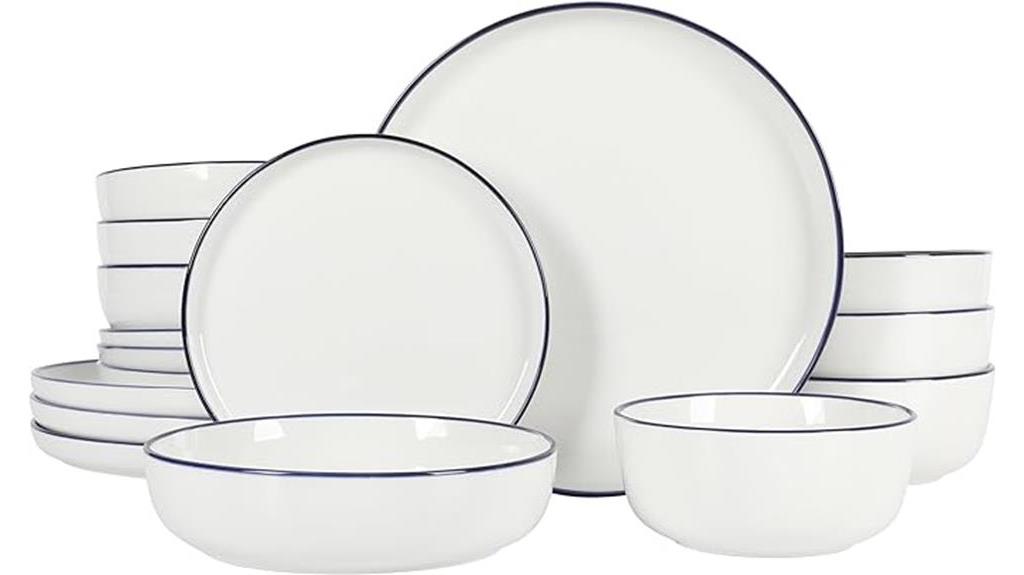 gibson home porcelain dinnerware