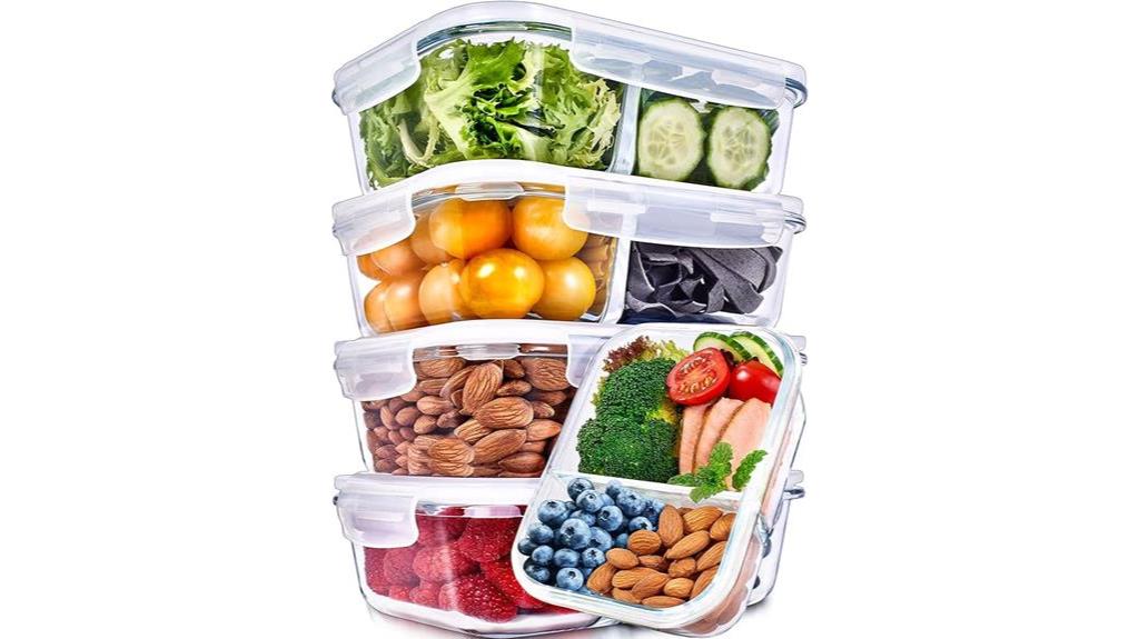 glass meal prep containers