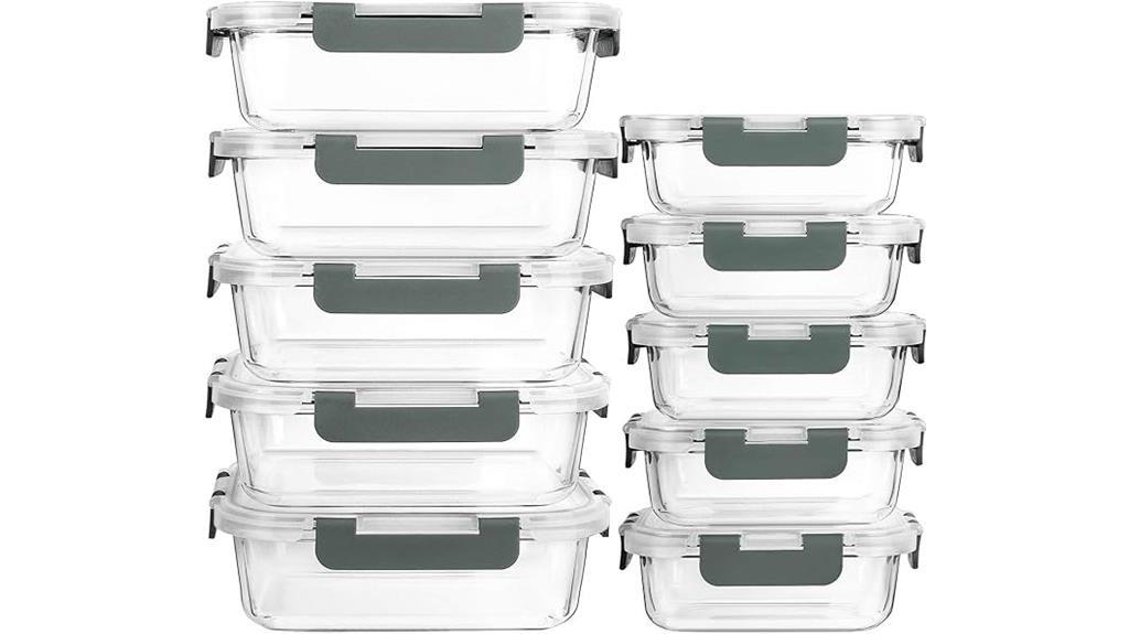 glass meal prep containers