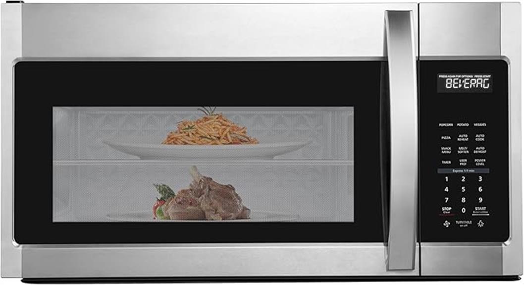 over the range microwave oven