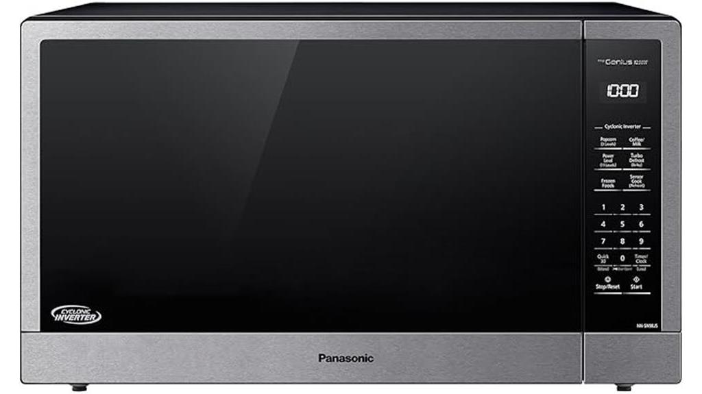 panasonic stainless steel microwave