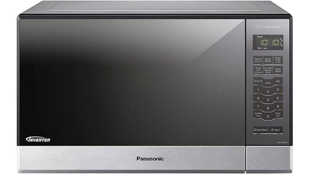 panasonic stainless steel microwave